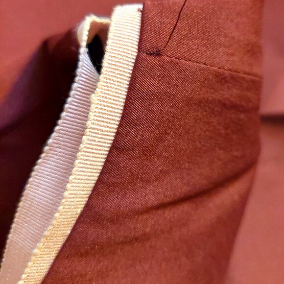 Richmond Burgundy Wide Leg Pants Slacks Trousers Sz 42 NWT - Picture 11 of 11